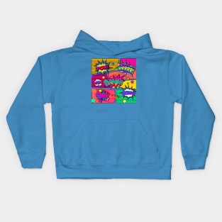 Girly Comic Book Geek Chic Style Kids Hoodie